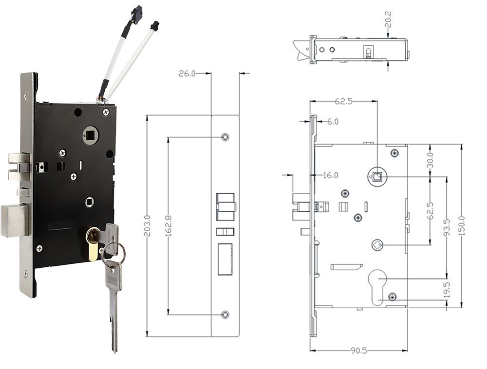 Khóa khách sạn 1058E