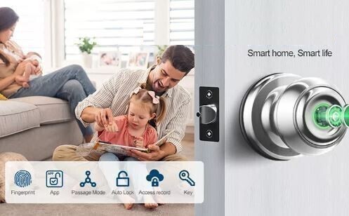 Khóa vân tay 409 Bluetooth Tuya